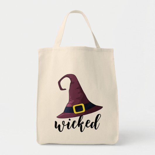 Wood, heksen Pet, Fun Halloween Tote Bag (Voorkant)