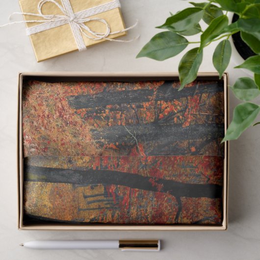 wood herfst trail tissue paper tissuepapier (Geschenk)