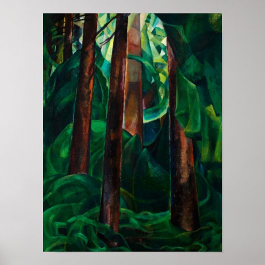 Wood Interior, 1930, van Emily Carr Poster (Voorkant)