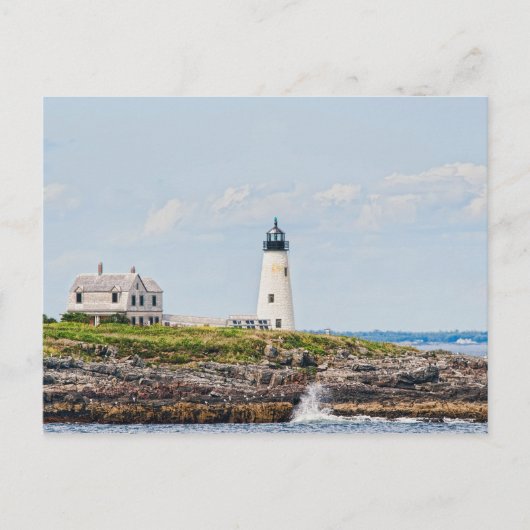 Wood Island Light Postcard Briefkaart (Voorkant)