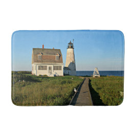 Wood Island Lighthouse Maine Bath Mat