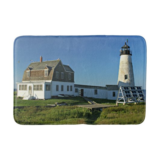 Wood Island Lighthouse Maine Bath Mat (Voorkant)