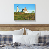 Wood Island Lighthouse Maine Wrapped Canvas (Insitu (Slaapkamer))