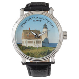 Wood Island Vuurtoren, Maine eWatch Horloge