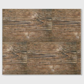 Wood Kijk Woodwerker Rustic Chic Cadeaupapier (Vlak)