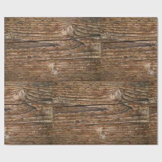 Wood Kijk Woodwerker Rustic Chic Cadeaupapier (Vlak)