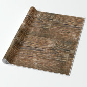 Wood Kijk Woodwerker Rustic Chic Cadeaupapier (Uitgerold)