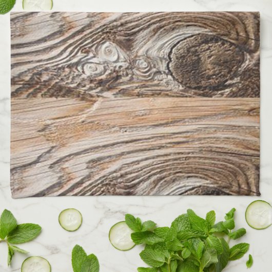 Wood Kitchen Hand Towel Theedoek (Gevouwen)