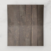 Wood Lace Mason Jar Lights Rustiek Plaatskaartje (Binnenkant ongevouwen)