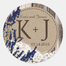 Wood Lavender Lace Rustic Monogram Weddenschap Lab