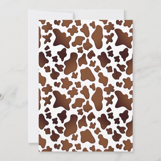 Wood Lichten Westerne Cowgirl Birthday Uitnodiging (Achterkant)