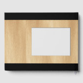 Wood Lijst B Sjabloon Funeral Guest Book Afbeeldin Gastenboek (Achterkant)