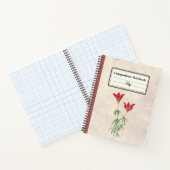 Wood Lily Flower Gepersonaliseerde Compositie Notitieboek (Binnen)