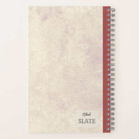 Wood Lily Flower Gepersonaliseerde Compositie Notitieboek (Achterkant)