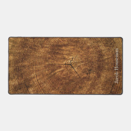 Wood Look Desk Mats & Pads
