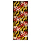 Wood Maryland vlag cadezak wijn Wijn Cadeautas (Voorkant)