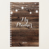 Wood Mason Jar Wedding Planner (Voorkant)