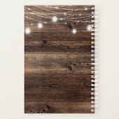 Wood Mason Jar Wedding Planner (Achterkant)