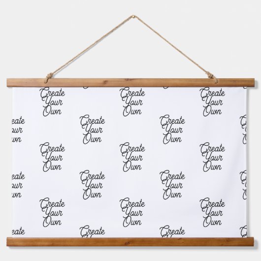 Wood met bovenzijde wandtapijt hangend wandkleed (Voorkant)