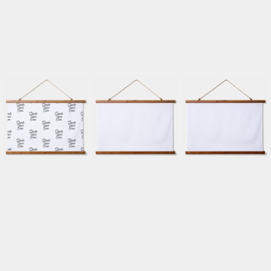 Wood met bovenzijde wandtapijt hangend wandkleed (Driedubbel)