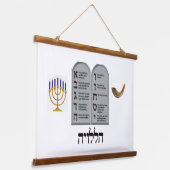 Wood met bovenzijde wandtapijt hangend wandkleed (Gebogen)