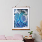 Wood met bovenzijde wandtapijt hangend wandkleed (Slaapkamer)