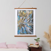 Wood met bovenzijde wandtapijt hangend wandkleed (Slaapkamer)