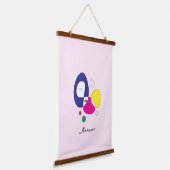 Wood met bovenzijde wandtapijt hangend wandkleed (Gebogen)