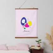 Wood met bovenzijde wandtapijt hangend wandkleed (Slaapkamer)