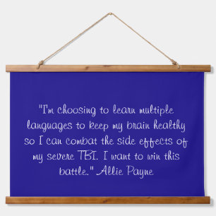 Wood met bovenzijde wandtapijt hangend wandkleed