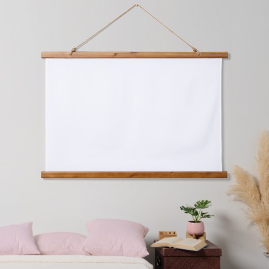 Wood met bovenzijde wandtapijt hangend wandkleed (Slaapkamer)