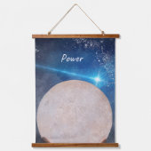 Wood met bovenzijde wandtapijt hangend wandkleed (Voorkant)