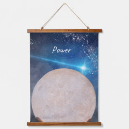 Wood met bovenzijde wandtapijt hangend wandkleed