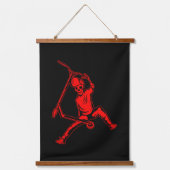 Wood met bovenzijde wandtapijt hangend wandkleed (Voorkant 3)