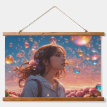 Wood met bovenzijde wandtapijt