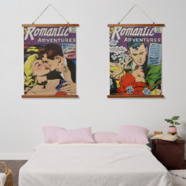 Wood met bovenzijde wandtapijt hangend wandkleed