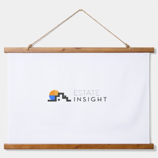 Wood met bovenzijde wandtapijt hangend wandkleed (Voorkant)