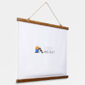 Wood met bovenzijde wandtapijt hangend wandkleed (Gebogen)