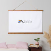 Wood met bovenzijde wandtapijt hangend wandkleed (Slaapkamer)