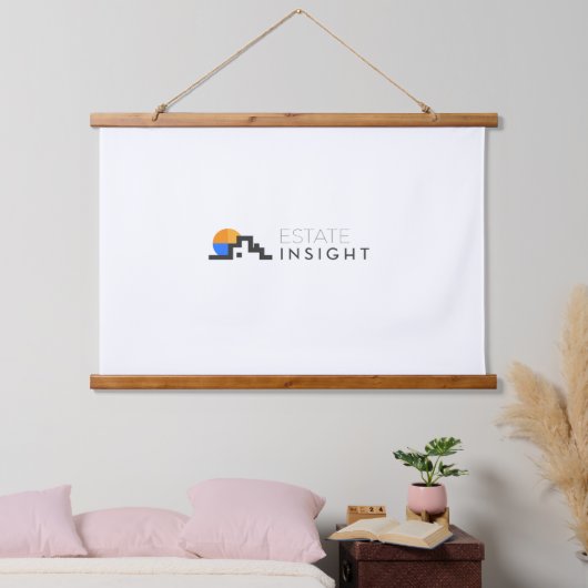 Wood met bovenzijde wandtapijt hangend wandkleed (Slaapkamer)