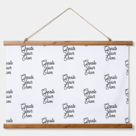 Wood met bovenzijde wandtapijt hangend wandkleed