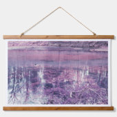 Wood met bovenzijde wandtapijt hangend wandkleed (Voorkant 3)