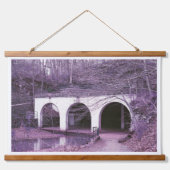 Wood met bovenzijde wandtapijt hangend wandkleed (Voorkant 2)