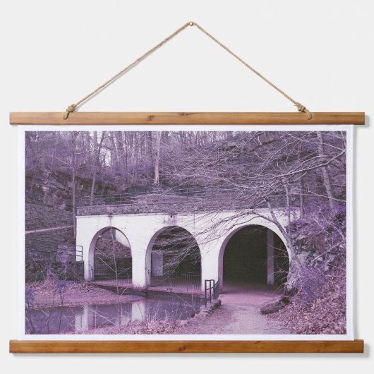 Wood met bovenzijde wandtapijt hangend wandkleed (Voorkant 2)