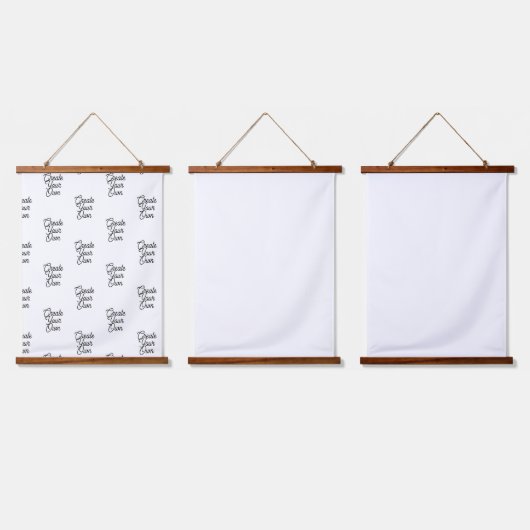 Wood met bovenzijde wandtapijt hangend wandkleed (Driedubbel)