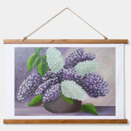 Wood met bovenzijde wandtapijt hangend wandkleed