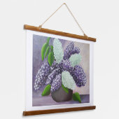 Wood met bovenzijde wandtapijt hangend wandkleed (Gebogen)