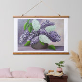 Wood met bovenzijde wandtapijt hangend wandkleed (Slaapkamer)