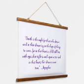 Wood met bovenzijde wandtapijt hangend wandkleed (Gebogen)