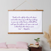 Wood met bovenzijde wandtapijt hangend wandkleed (Slaapkamer)